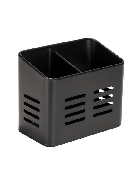 ESCURRIDOR CUBIERTOS METAL NEGRO WENKO