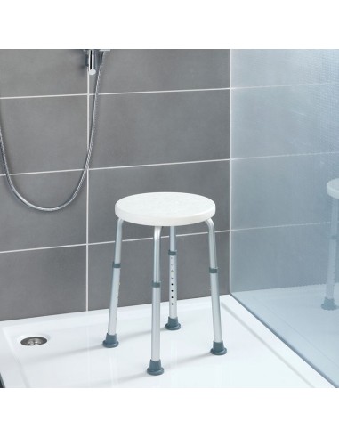 SERIE SECURA. TABURETE BAÑO REGULABLE