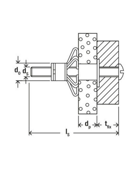 TACO METALICO HM-NT 5X52 MM 2UNDS