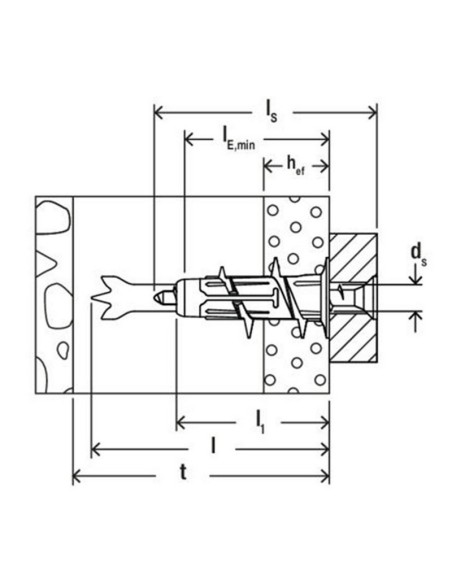 TACO AUTO-ROSCA.DUOBLADE WH C/T. 25UNDS