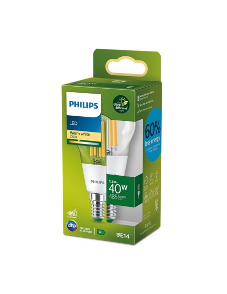 U EFFICI LED CLAS ESFÉRICA 2,3WE14 2700K