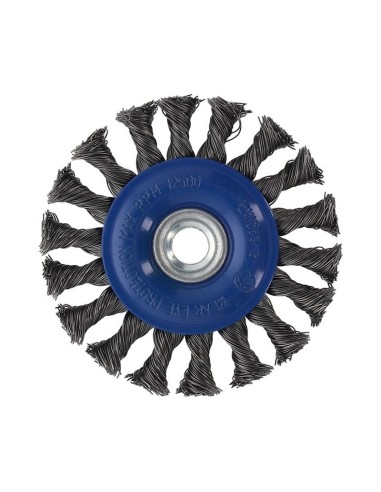 CEPILLO CIRCULAR ACERO TRENZADO 100MM.