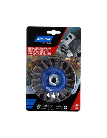 CEPILLO CIRCULAR ACERO TRENZADO 100MM.