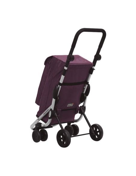CARRO COMPRA PLEGABLE GO UP "C" MERLOT