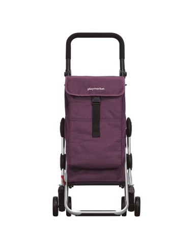 CARRO COMPRA PLEGABLE GO UP "C" MERLOT