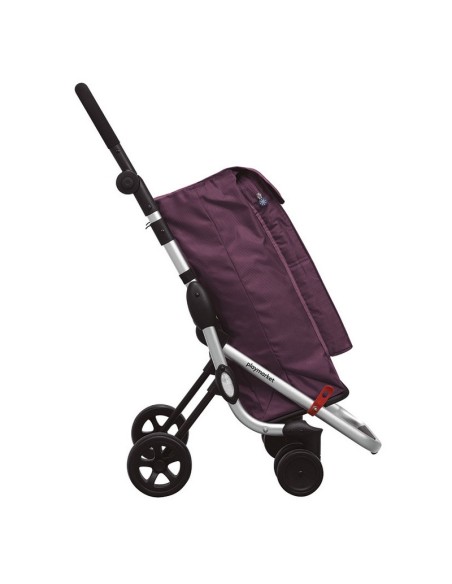 CARRO COMPRA PLEGABLE GO UP "C" MERLOT