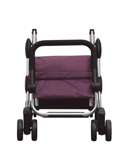 CARRO COMPRA PLEGABLE GO UP "C" MERLOT