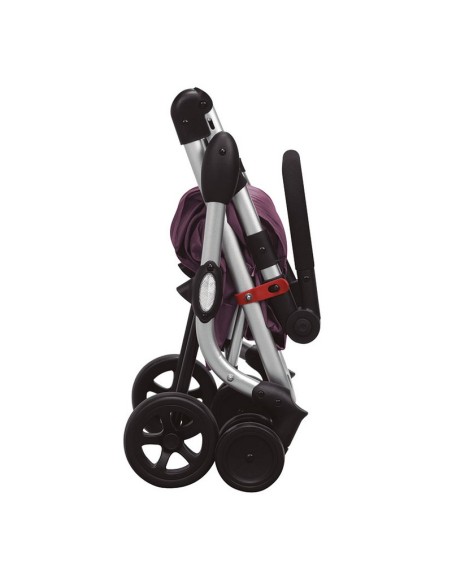 CARRO COMPRA PLEGABLE GO UP "C" MERLOT