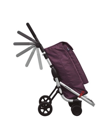CARRO COMPRA PLEGABLE GO UP "C" MERLOT