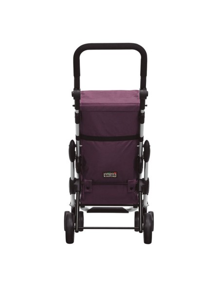 CARRO COMPRA PLEGABLE GO UP "C" MERLOT