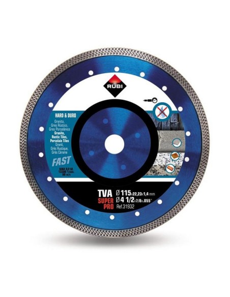 DISCO DIAMANTE TVA 115 SUPERPRO RUBI