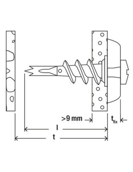 TACO PLADUR GK 100 UNDS