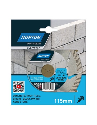 DISCO DIAMANTE TURBO SEGMENTADO 115 MM.