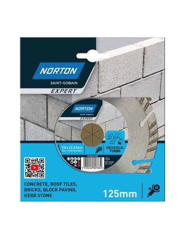 DISCO DIAMANTE TURBO SEGMENTADO 125 MM.