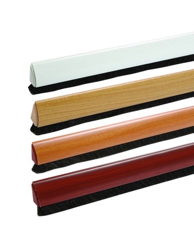 BURLETE CURVADO ADHESIVO 1M MADERA OSCUR