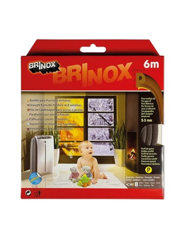 BURLETE PUERTA/VENTANA ADHS P  6M MARRON