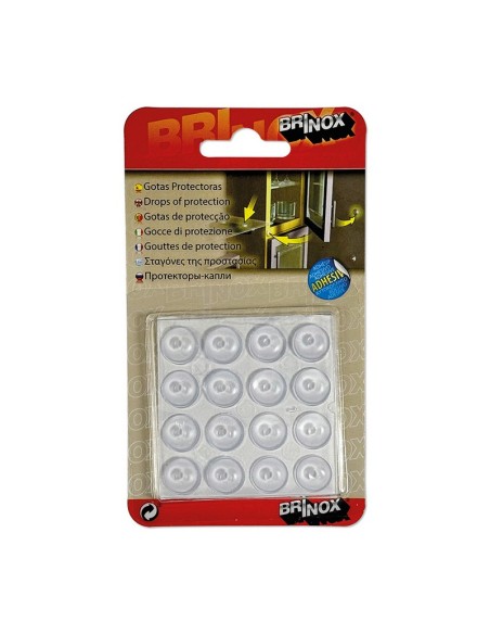 GOTAS PROTECTORAS ADHESI. Ø12MM. TRANSPA