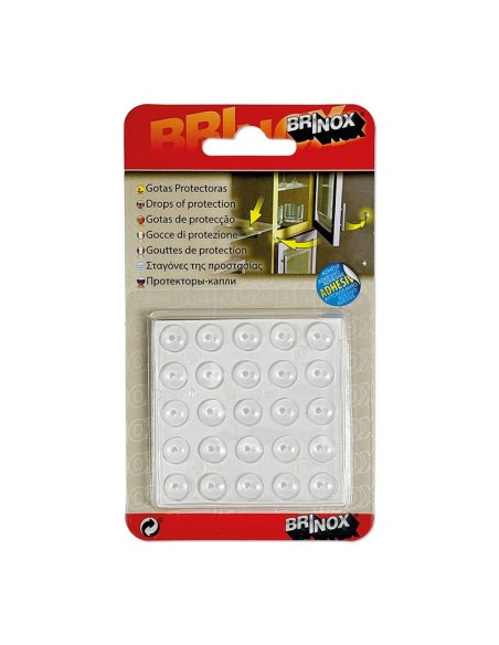 GOTAS PROTECTORAS ADHESI. Ø9MM. TRANSPA.