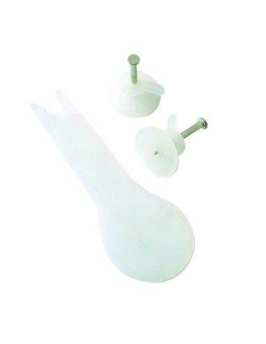 SOPORTE MULTIUSOS 1 CLAVO TRANSPARENTE