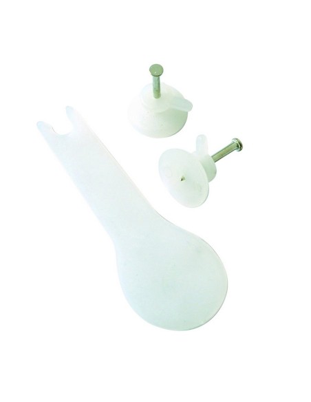 SOPORTE MULTIUSOS 1 CLAVO TRANSPARENTE