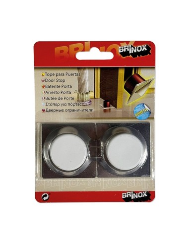 TOPE PUERTA ADHESIVO BLANCO 2UND