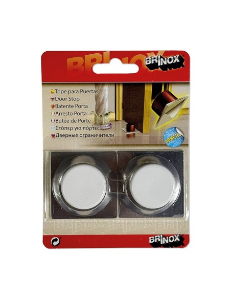 TOPE PUERTA ADHESIVO BLANCO 2UND