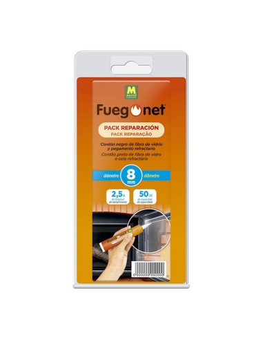 CORDÓN AISLANTE FIBRA Ø8X2,5M+PEGMENTO