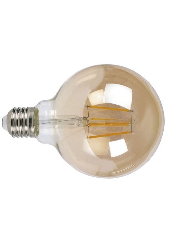 LAMP.LED FILAM.GLOBO G95  8W 2500K VINTA