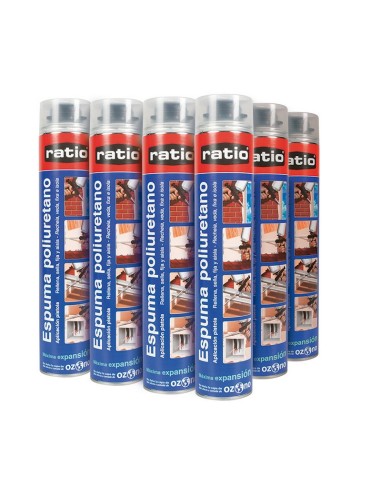 ESPUMA POLIUR.PI750ML PISTOL.RATIO