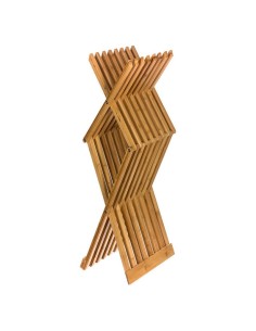 TABURETE PLEGABLE 40X32X45CM. BAMBU 2