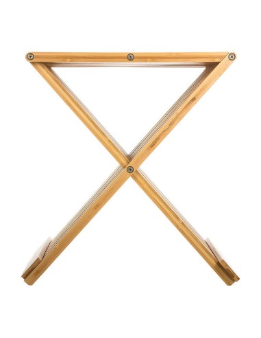 TABURETE PLEGABLE 40X32X45CM. BAMBU