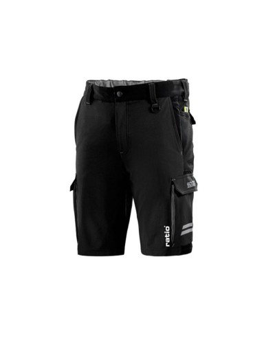 BERMUDA GRIS/NEGRO TALLAS S a XXXL