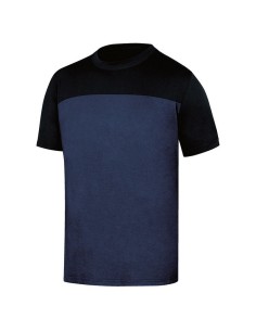 Camiseta DELTAPLUS GENO AZUL MARINO-NEGRO. T/ M a XL 2