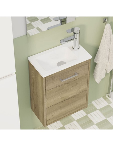 CONJUNTO LAVAM. ARTYSAN SLIM ROBLE CLARO