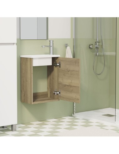 CONJUNTO LAVAM. ARTYSAN SLIM ROBLE CLARO