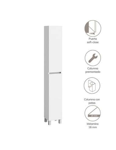 COLUMNA A SUELO ARTYSAN SLIM BLANCA