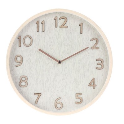 RELOJ 38X38X5CM MADERA