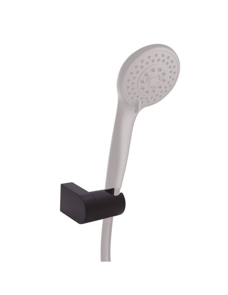 SOP. HABITEX MANGO DUCHA TEL. NEGRO MATE