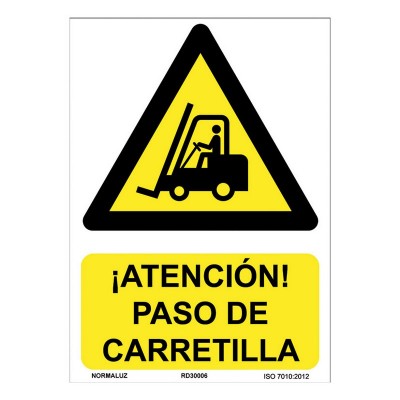 SEÑAL PELIGRO ATEN. PASO CARRETILLA