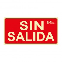 SEÑAL SIN SALIDA PVC 0,7MM...