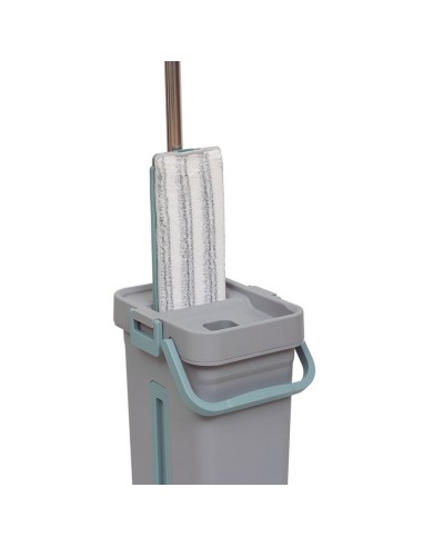 CUBO+MOPA ESCURREFACIL 2 CUBETAS GRIS