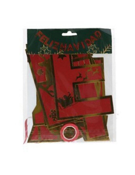 GUIRNALDA FELIZ NAVIDAD 12PZ.