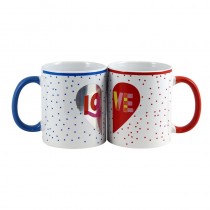 TAZAS LOVE 2 UNIDADES