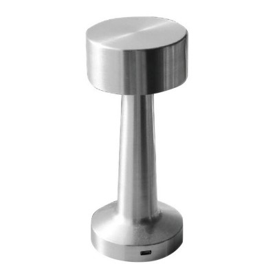 LAMPARA MESA TIPO C TACTIL 1.5W PLATA