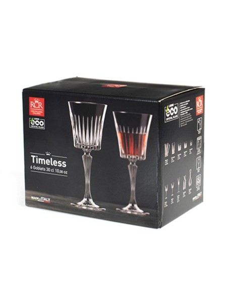 COPAS VIDRIO AGUA TIMELESS. PACK 6 UN.