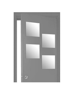 JGO.4 ESPEJOS CUADRADOS ADHES.30X30CM. 2