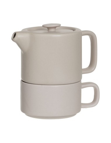 TETERA CERAMICA BEIGE. NATURE