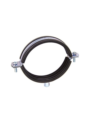 Abrazadera metálica reforzada isofónica M8+M10 tipo RI Ø 16