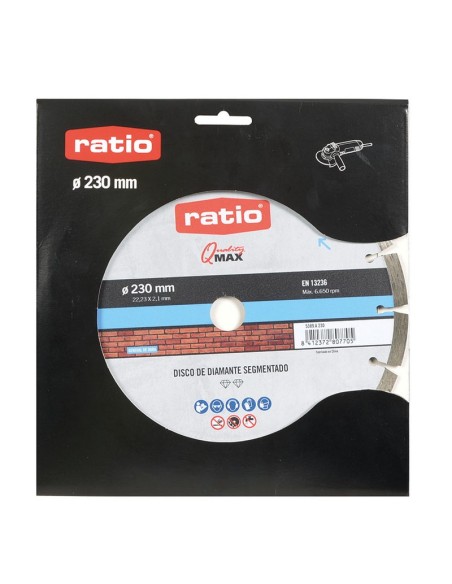 DISCO DIAMANTE SINTER BETON SEGM.230MM.