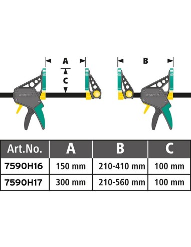 MORDAZA APRIETE PRO L 300 MM.